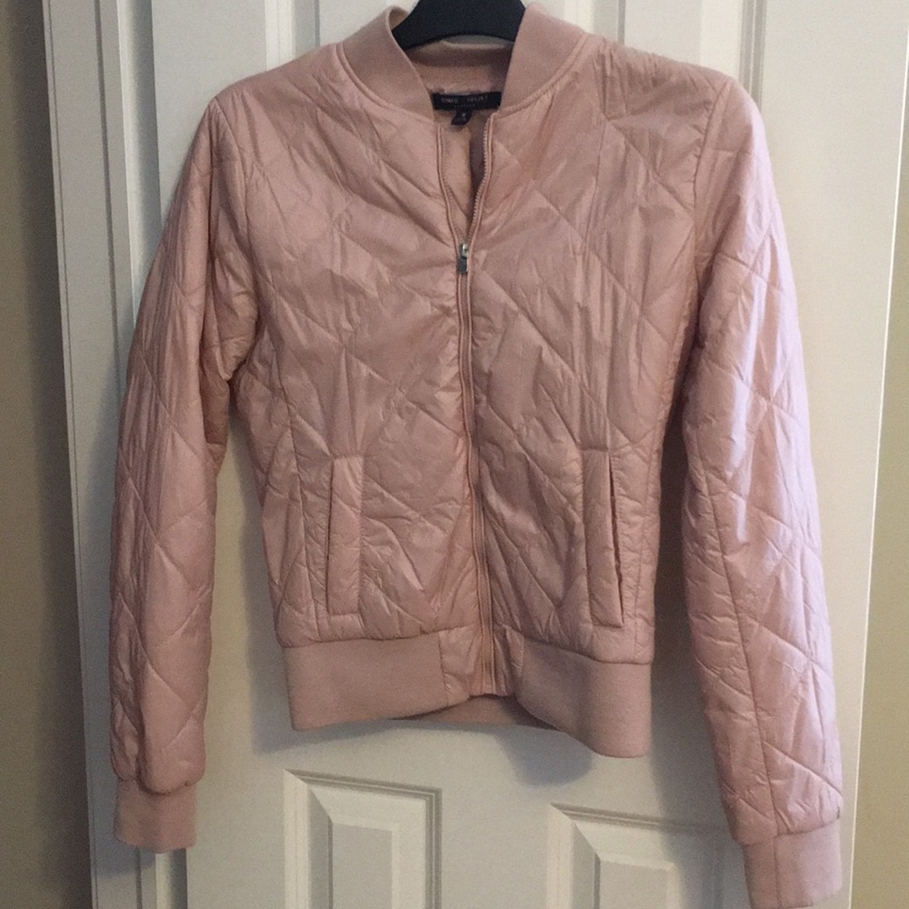 rose bomber jacket